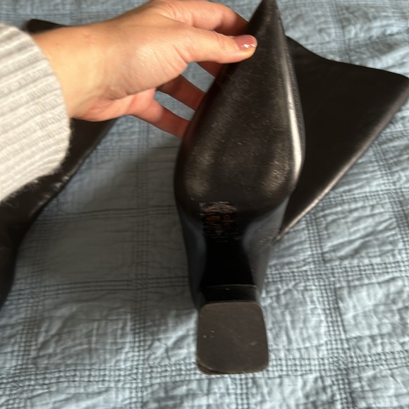 Rag & Bone. Elegant, knee high boots with pointed toe and stable heel. - Picture 5 of 8